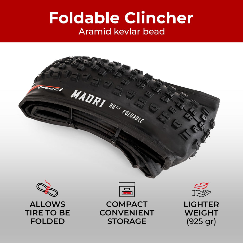 Fincci Pair 29 X 2.25 Inch Bike Tires 57-622 Foldable 60 Tpi With Nylon Protection For Mountain Enduro Gravel Mtb Hybrid Bicycle