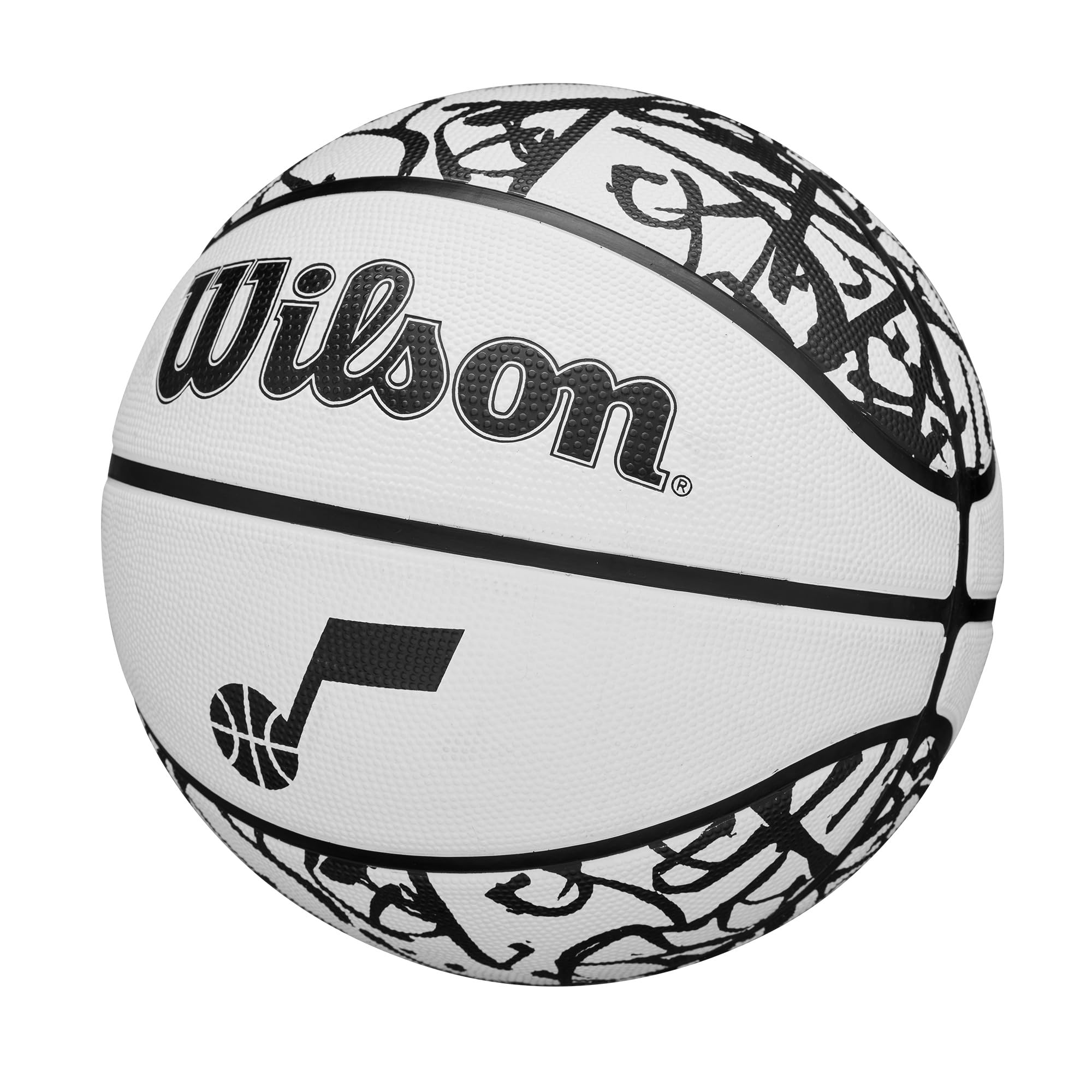 Wilson Nba Team Graffiti Basketball - Utah Jazz, Size 7-29.5''