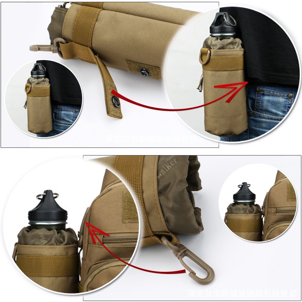 Tegool Water Bottle Sleeve Bag Bottle Holder Tactical Water Bottle Pouch (Camouflage Color)