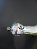 Donsp1986 Quill Stem Adjustable 25.4Mm, 22.2Mm Alloy Alum 110Mm -For Beach Cruisers, Mtb'S, And Gas Powered Bicycles- Silver (Si