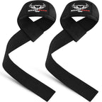 Beast Rage Lifting Straps For Weightlifting, Weight Lifting Straps Gym Power Workouts Lifting Wrist Straps Padded Cotton Men Wom