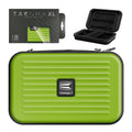 Target Darts Takoma XL Darts Wallet Case, Green - Holds 6 Darts, Protective EVA Holder with Double Zip Lock Pouches - Profession