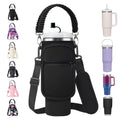 30 Oz Stanley Cup Carrier Bag With Paracord Handle, Neoprene Insulated Travel Tumbler Sleeve W/ 2 Pockets & Straw Cover Cap, Sta