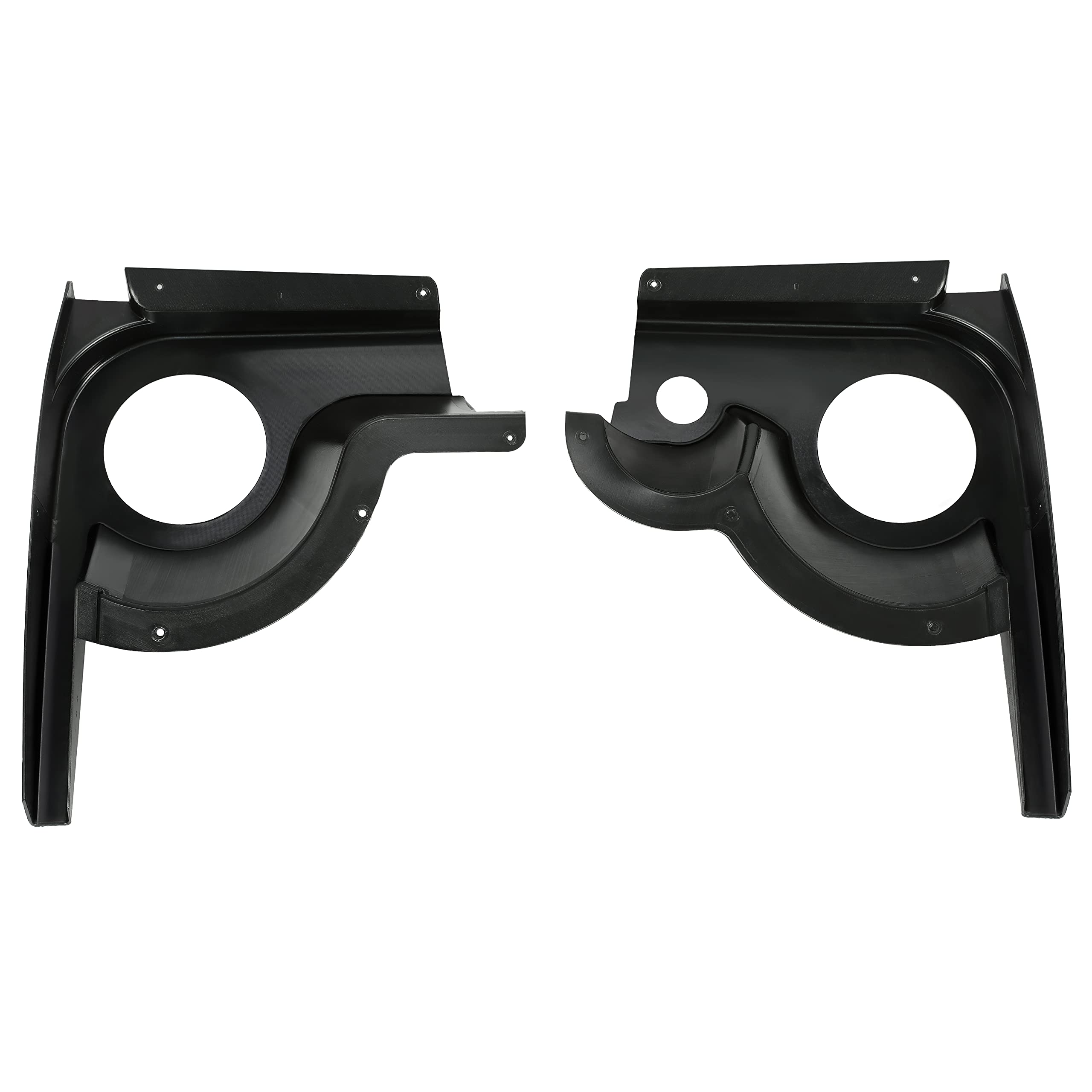 Hecasa Golf Cart Speaker Pod Kit Compatible With 1994+ Ezgo Txt Replacement For 627153 Plastic Black