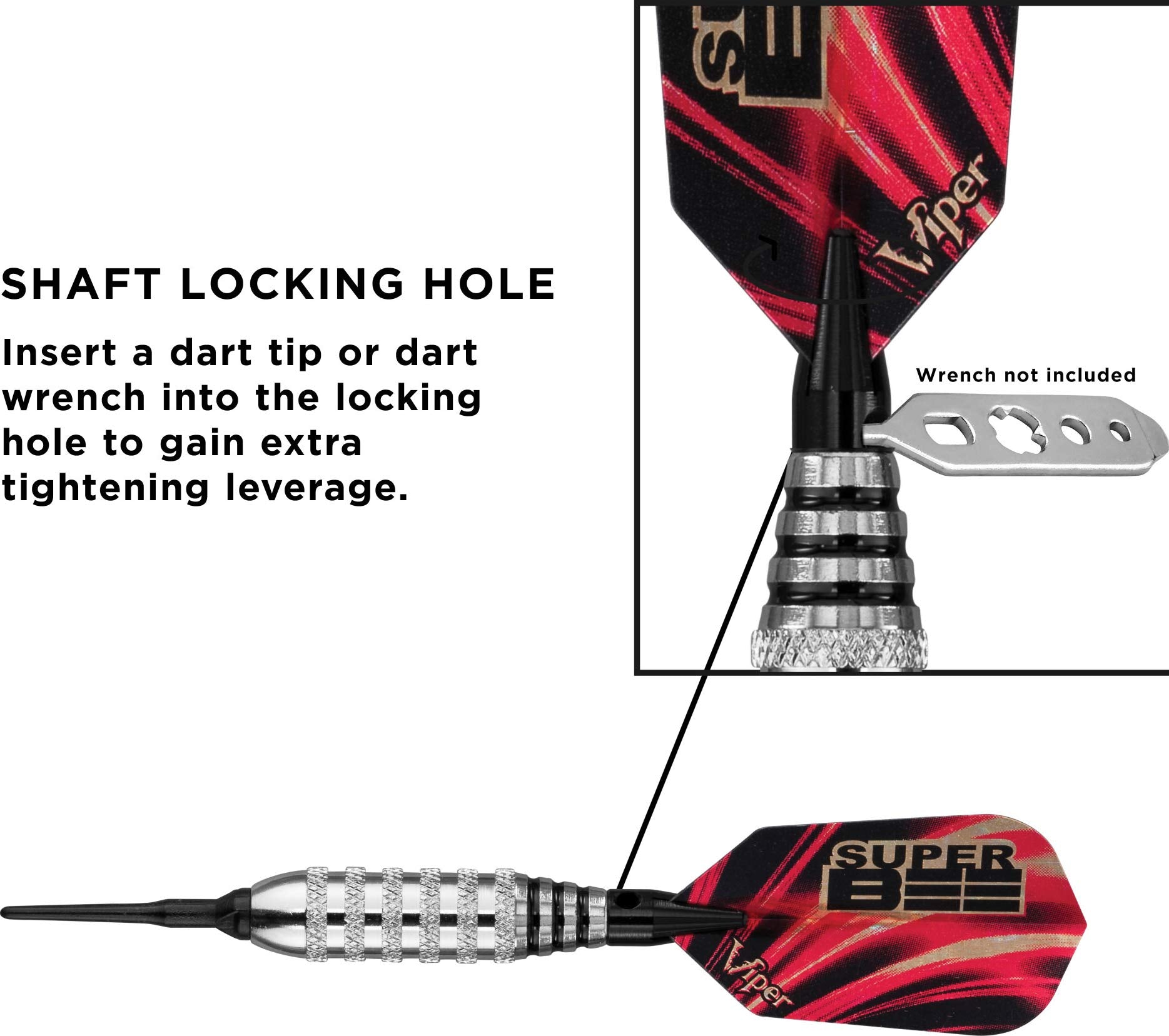 Viper Super Bee Silver Soft Tip Darts 16 Grams
