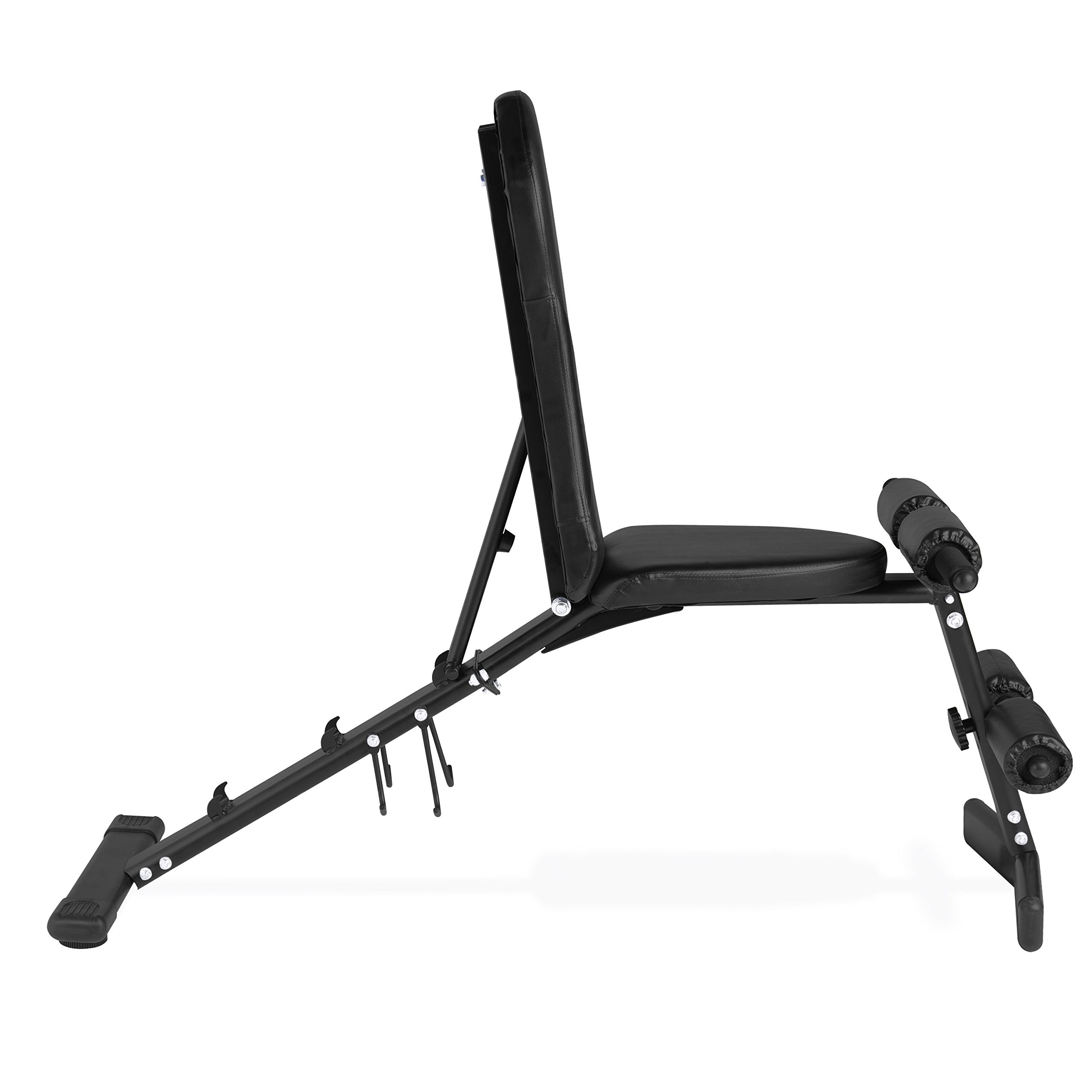 Cap Barbell Flat/Incline/Decline Bench, Black