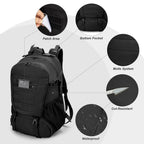 Jueachy Tactical Backpack 35L Military Bag: Waterproof Army Hiking Backpack Molle Bookbag Edc Bag
