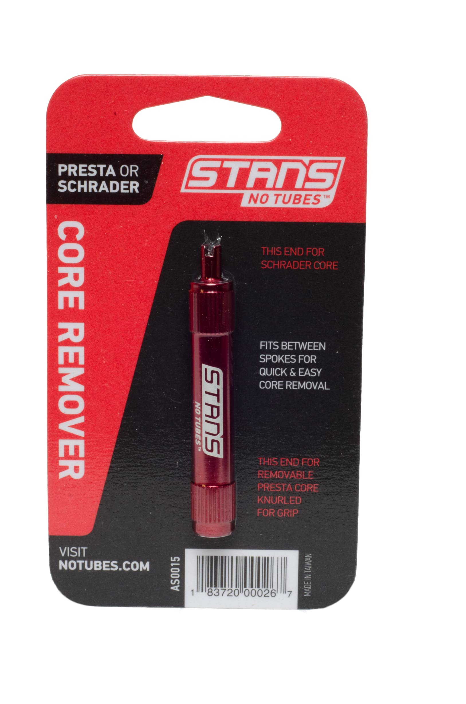 Stans NoTubes Core Remover Tool for Presta and Schrader Valves