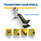 Total Gym Incline Weight Trainer Apex G5 W/ 10 Resistance Levels For Home Workout