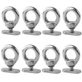 GETIROTE Kayak Track Mount Tie Down Eyelets, 316 Stainless Steel Eye Bolt M6 Kayak Rail Track Mount Accessories for Kayak Canoe 