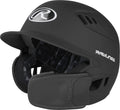 Rawlings  R16 Reversible Ext  Matte Batting Helmet  Reversible Face Guard  Junior  Matte Black