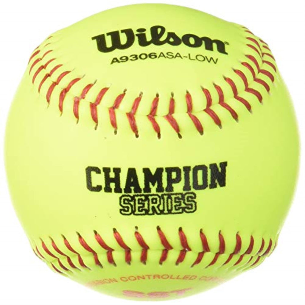 Wilson Sporting Goods A9306 Asa Series Softball, 11 Inch (Pack Of 12), Optic Yellow (Wta9306Basa-Low)