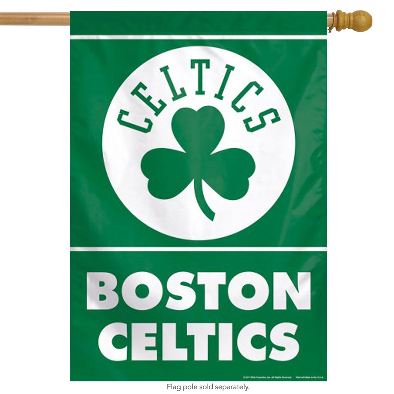 WinCraft NBA Boston Celtics 04636014 Vertical Flag, 27 x 37, Black