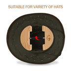 Haibeir Hat Stretcher - Heavy Duty - One Size Fits All Hat & Three Colors Adjust From 6 11/16 To 8 7/8 (Black)