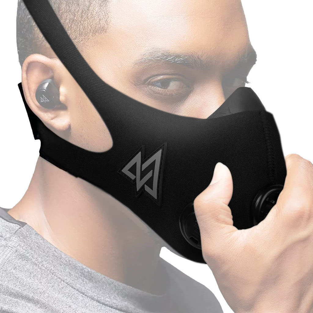 Trainingmask - 2.0 Multi Patened With Clincal Studies - Elevation Training Mask, High Altitude Workout Endurance Mask, Running M