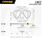 Cressi Lince, Black/Black