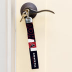 Rico Industries Nfl Football Houston Texans Wrist Lanyard Key Chain, Cute Wristlet Strap Keychain Holder For Women Men Car Keys