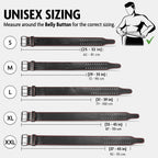 Dmoose Weight Lifting Belt For Men Genuine Leather For Men And Women, 4 Inch Wide, Adjustable Buckle, 5Mm Thick For Weightliftin