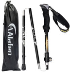 A Alafen Aluminum Collapsible Ultralight Travel Trekking Hiking Pole For Men And Women Purple
