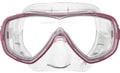 Cressi Onda Mono-Lens Masks, Clear/Pink