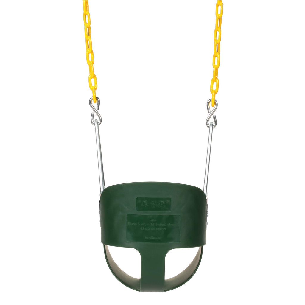 Eastern Jungle Gym Full Bucket Toddler Swing Seat With Coated Swing Chains Pack Of 2