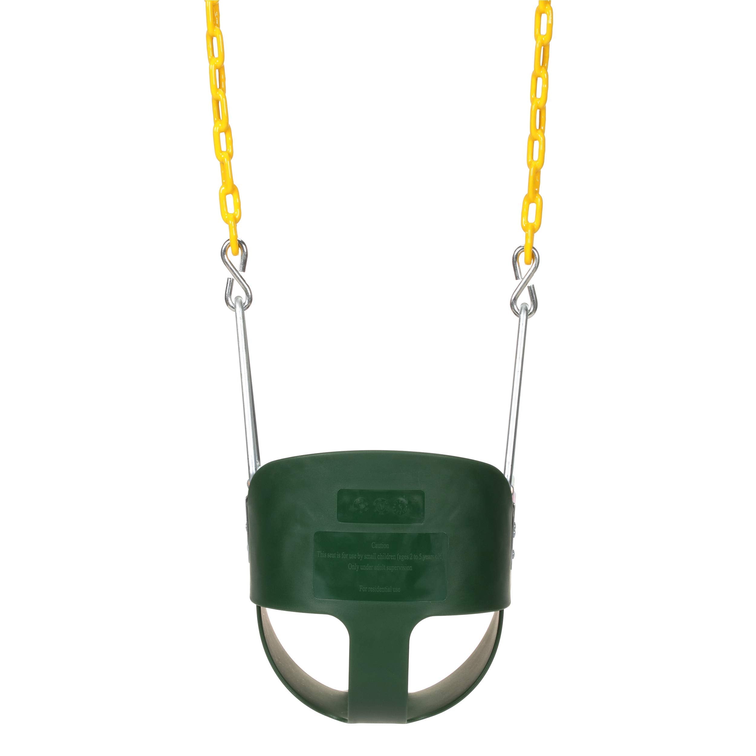 Eastern Jungle Gym Full Bucket Toddler Swing Seat With Coated Swing Chains Pack Of 2