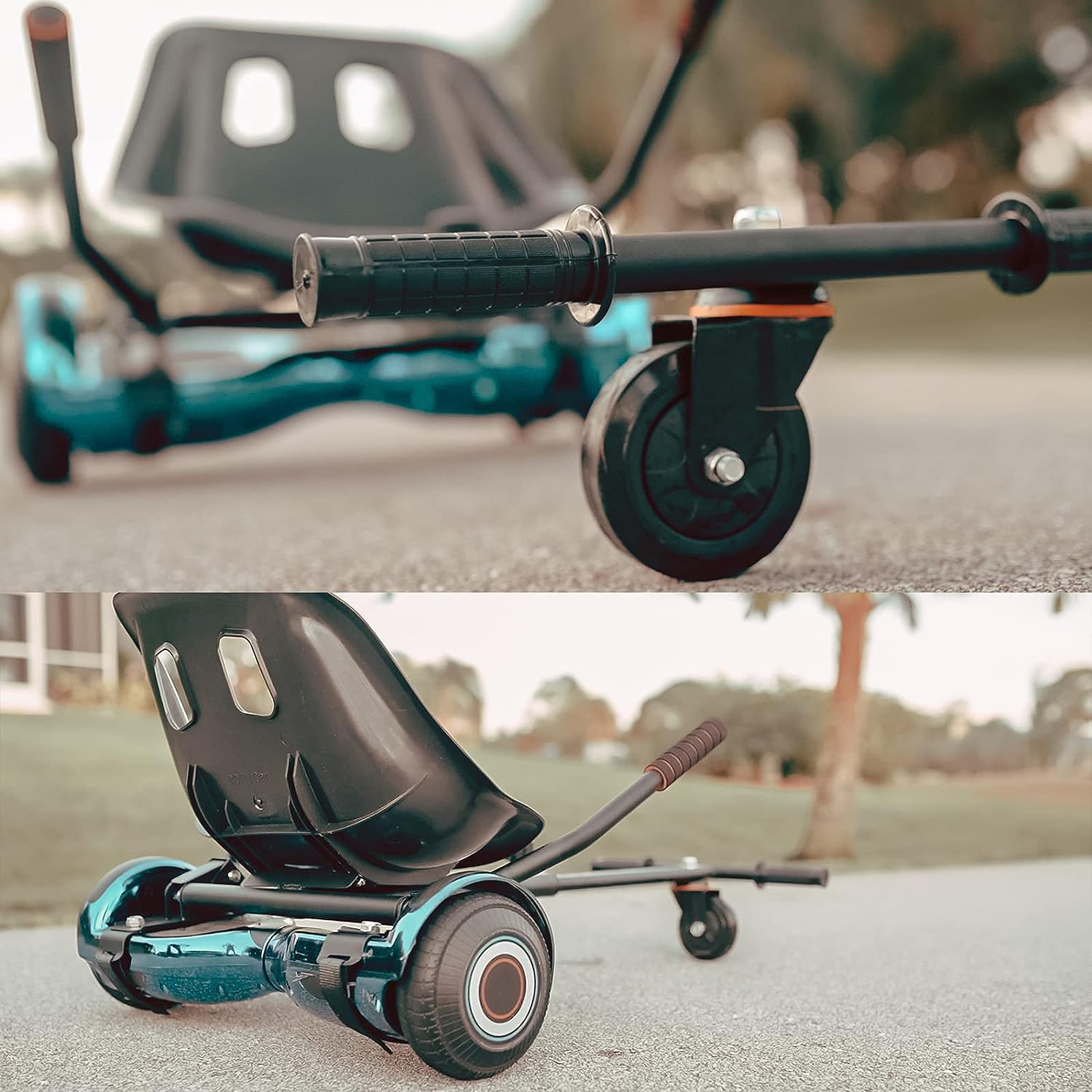 Hoverboard Seat Attachment 4 Straps Fits 6.5   / 8   / 10    Hoverboards, Hover Cart For Kids & Adults Accessory For Self Balanc