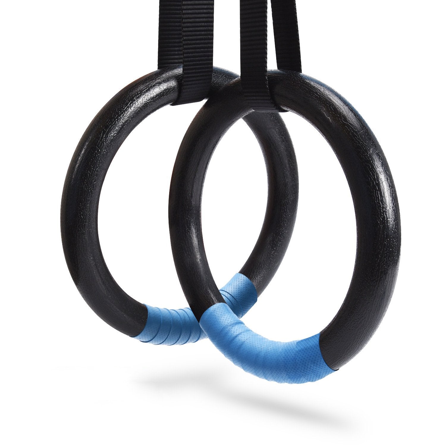 Pacearth Gymnastic Rings 1100Lbs Capacity With 14.76Ft Adjustable Buckle Straps Pull Up Exercise Rings Non-Slip Rings For Home G
