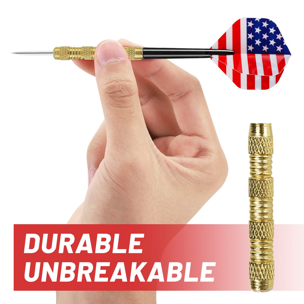 Accmor Metal Tip Darts, Steel Tip Darts, Professional Metal Darts, Darts Metal Tip Set, Metal Darts For Dartboard,18 Pcs
