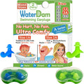 Waterdam A-Series Swimming Ear Plugs Ultra Comfy Great Waterproof Earplugs (Mixed Sizes, Size 1A+2A: Kids & Small Ear Women&Teen