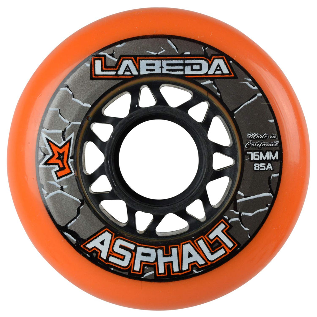 Labeda Wheels Roller Hockey Gripper Asphalt Hilo 4-76Mm Wheels/4-80Mm Wheels
