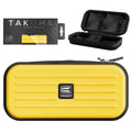 Target Darts Takoma Dart Case Wallet, Regular Size, Yellow | Store 3 Fully Assembled Darts & Accessories | Dart Holder with Zip 