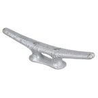 Seachoice Open Base Dock Cleat, Galvanized Gray Iron, 10 In.