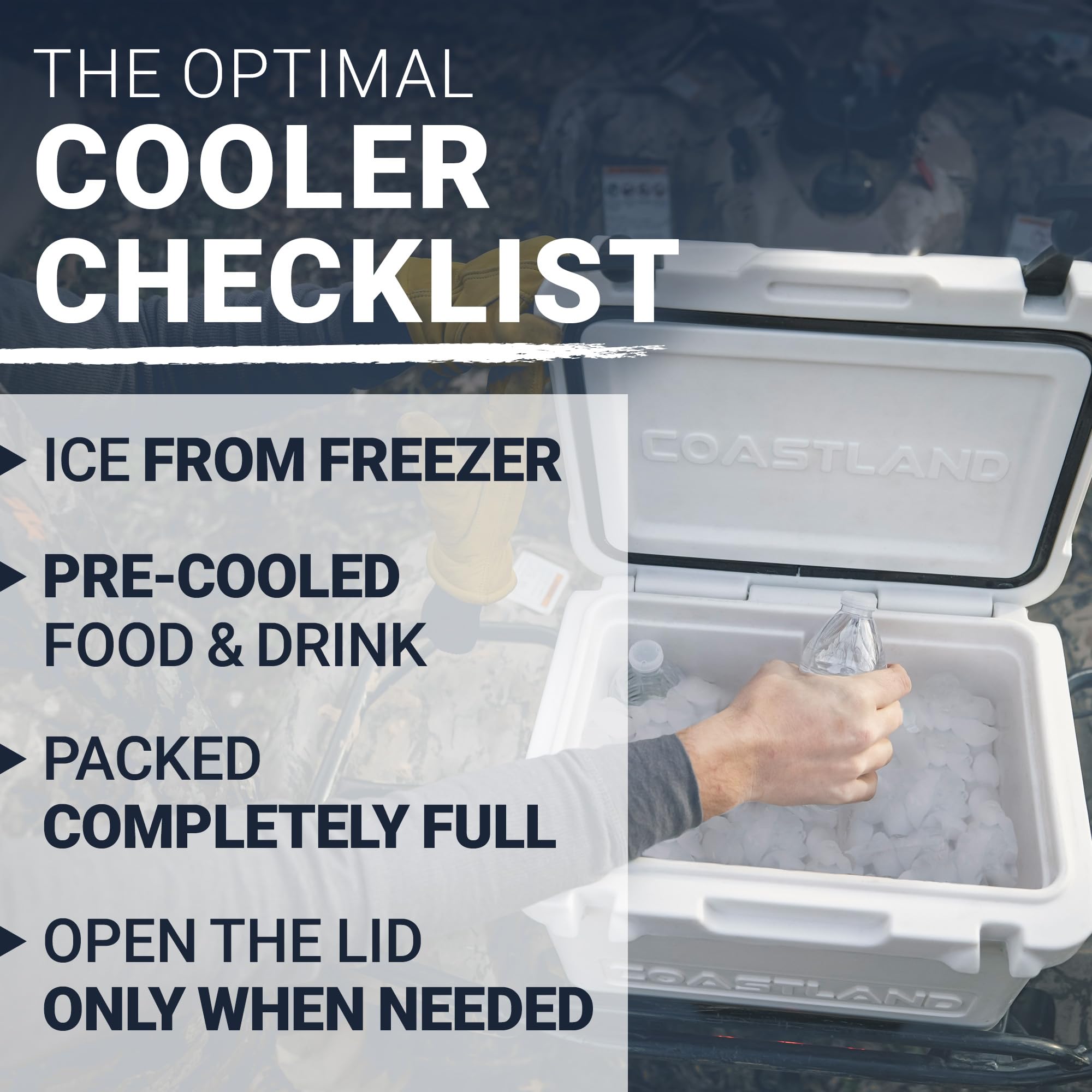 White Delta Series 125 Qt Cooler