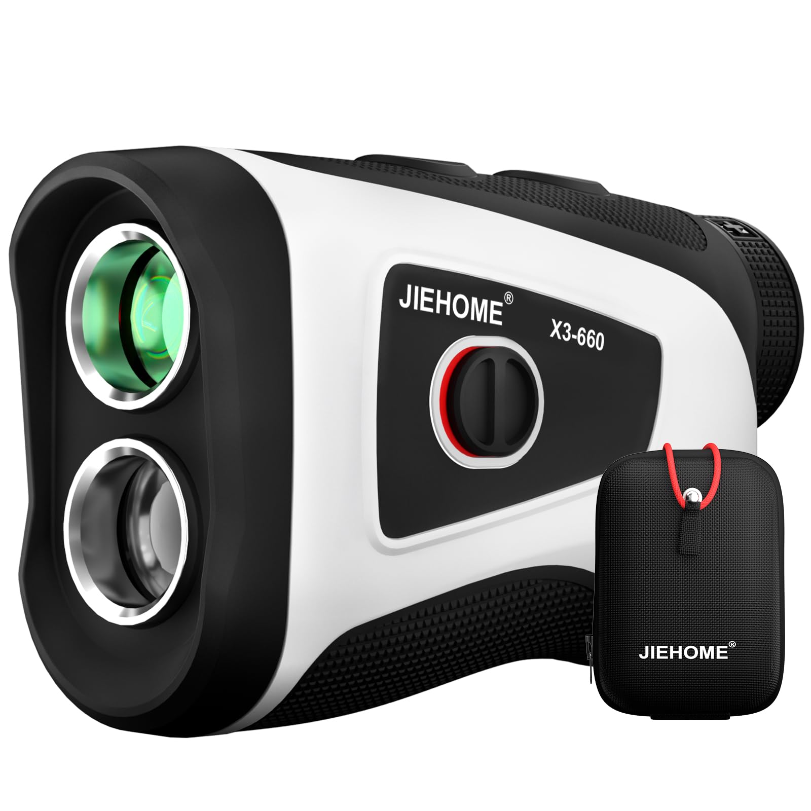Golf Rangefinder Jiehome X3 660Yds Rangefinder With Slope Switch For Tournament Legal, Rechargeable Laser Range Finders With Mag