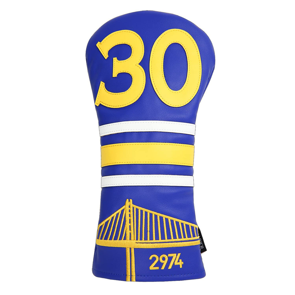 Shabier Golf Sports Style Golf Wood Club Headcover Driver Cover For Taylormade M5 M6 Driver (Blue 30 Driver Cover)