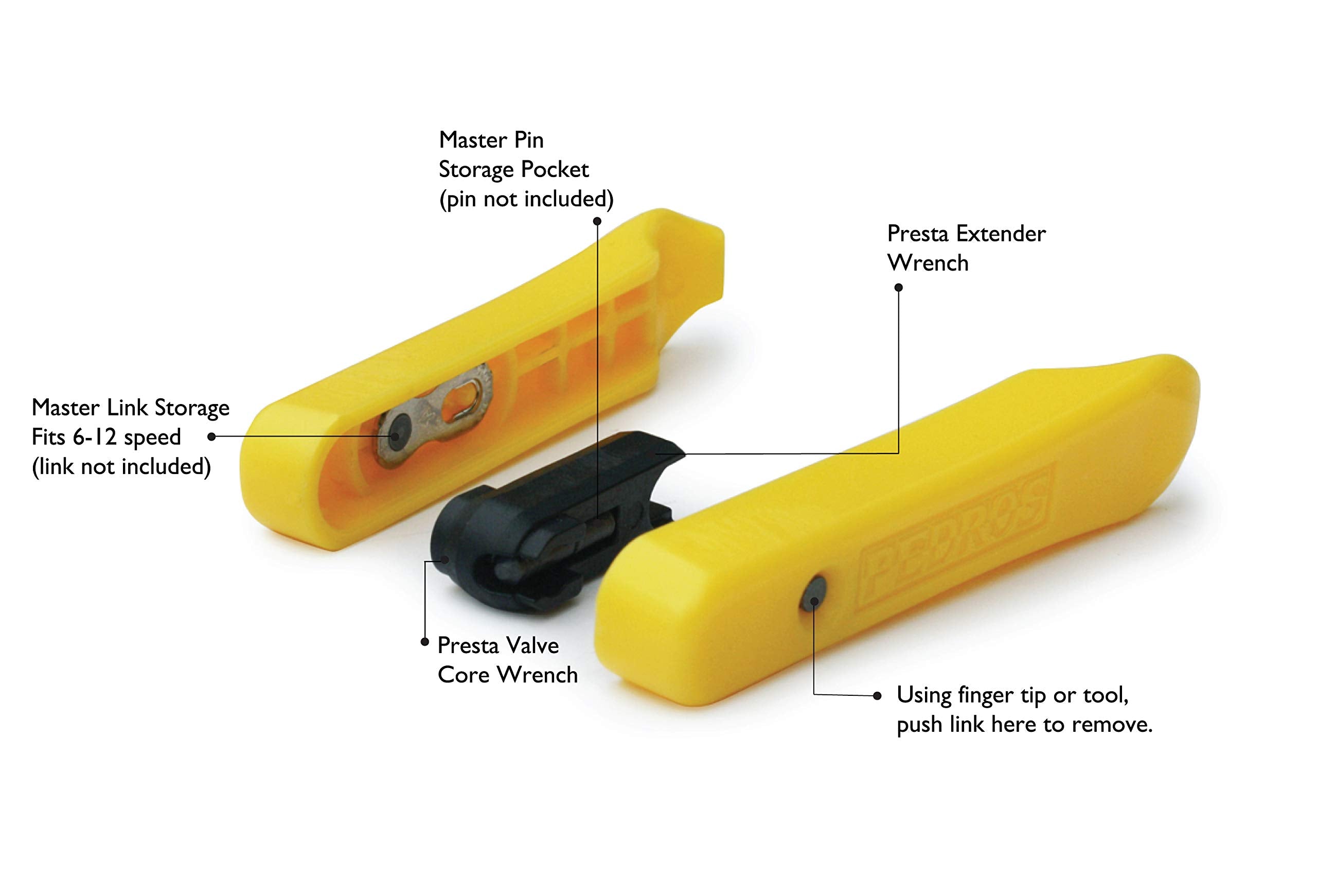 Pedro'S Micro Lever Pair, Yellow