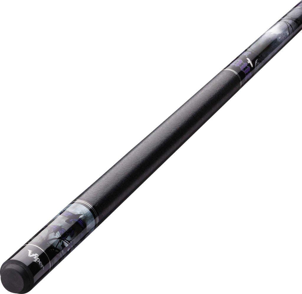 Viper By Gld Products Underground 58'' 2-Piece Billiard/Pool Cue, The Raven, 19 Ounce,Black,50-0650-19
