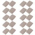 Mallofusa 10 Pack Colorful Sports Basketball Football Absorbent Wristband Party Outdoor Activity (Gray)