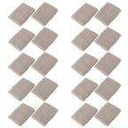 Mallofusa 10 Pack Colorful Sports Basketball Football Absorbent Wristband Party Outdoor Activity (Gray)