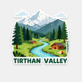 THAMPZ Trithan Valley 3D Embossed Flexible Fridge Magnet 0.5mm Decorative with Strong Hold | Refrigerator Magnet for Notes, Pho