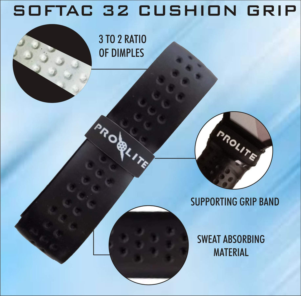Prolite Softac 32 Cushion Grip - Perfect For Pickleball Paddles, Racquetball, Squash, Platform Tennis, Badminton And More