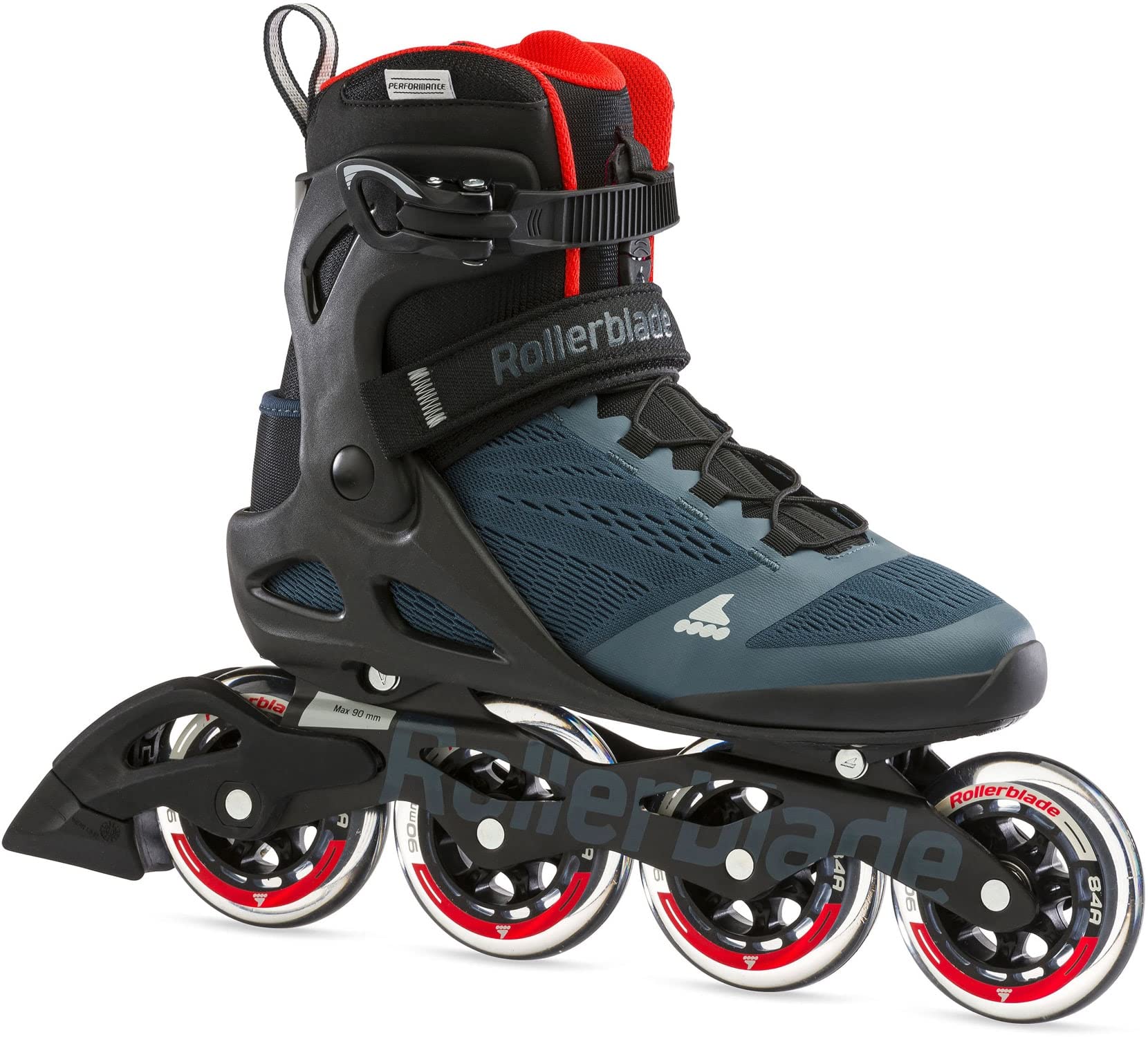 Rollerblade 07100400K4711 Macroblade 90 Orion Blue/Spicy Orange 11