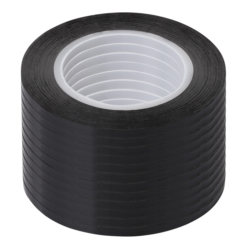 Mr Pen- Whiteboard Tape, 12 Pack, Black, Thin Tape For Dry Erase Board, Whiteboard Accessories, Dry Erase Board Accessories, Str