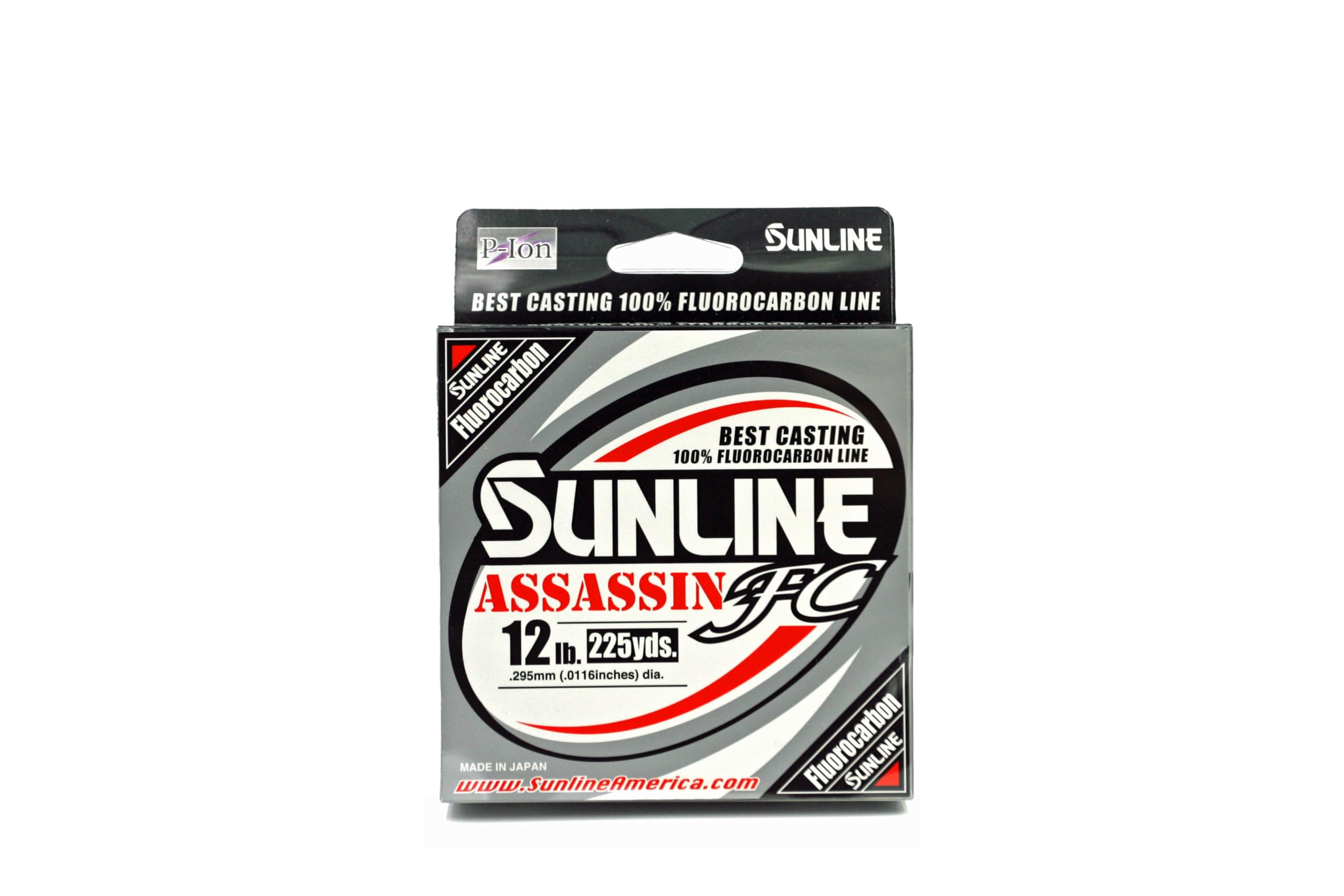 Sunline Assassin Fc Fishing Line, 12Lb 225Yd, Natural Clear