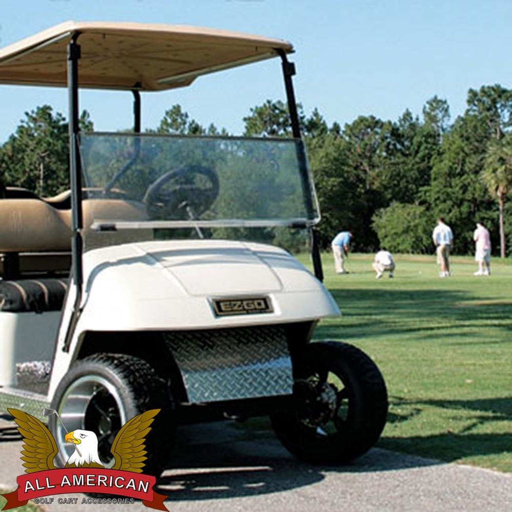 Clear Fold Down Golf Cart Windshield For Ezgo Txt 1995-2013