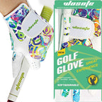 Wosofe Golf Gloves For Women Ladies Girls Soft Leather Accessories Breathable For Non Slip 1 Pair
