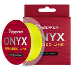 Piscifun Onyx Braided Fishing Line Advanced Superline Braid Lines 150Yd 15Lb Yellow