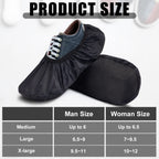 2 Pieces Bowling Shoe Covers Sports Bowling Equipment Men Shoe Covers Women Shoe Protector Covers Polyester Shoe Accessories For