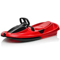 Gizmo Riders Snow Sled for Kids and Adults - Lightweight Toboggan with Steering Wheel, Anti-Slip Seat, Pull Up Brake, Durable Pl